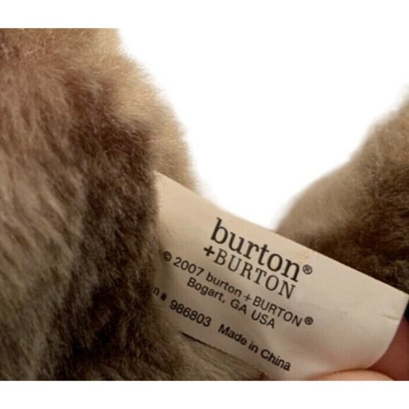 Burton and Burton Brown Plush Teddy Bear  18 inches  2007 - Picture 4 of 6